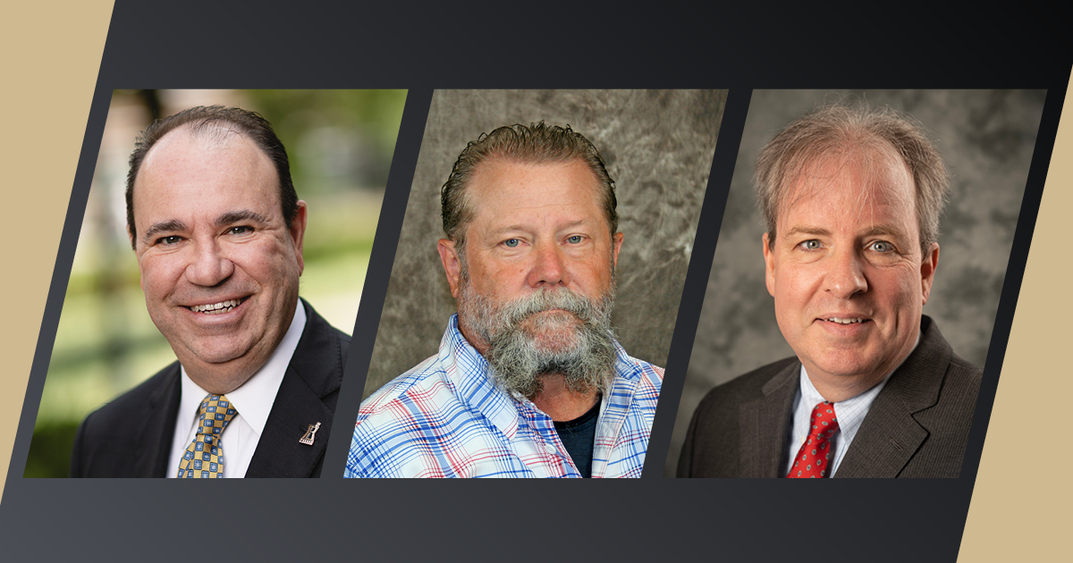Decorative graphic featuring headshots of Eric Barker, Val Watts, and Michael Kinch.